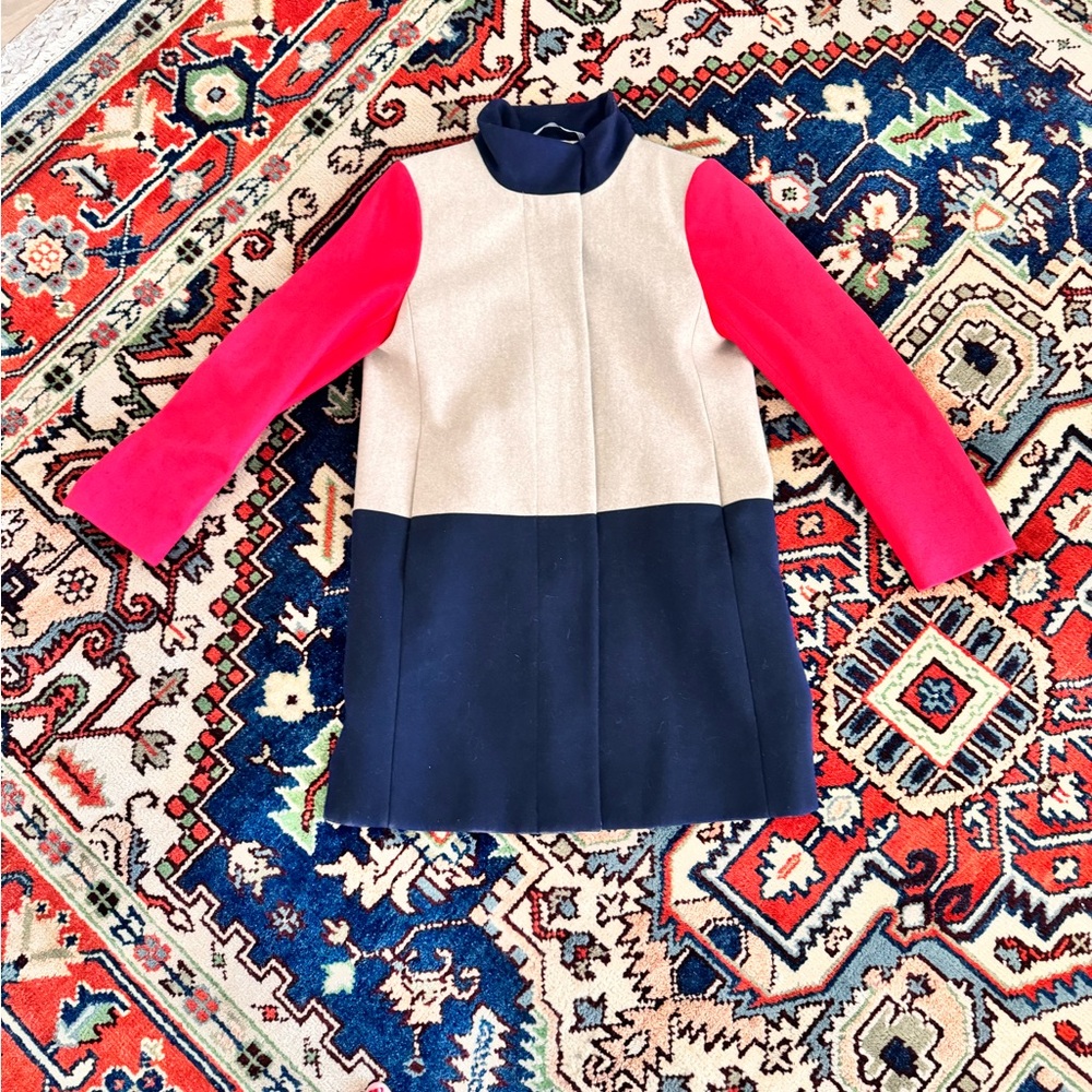 J.Crew colorblock coat